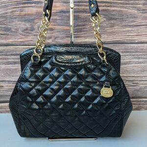 Brahmin 25th Anniversary edition quilted leather satchel.